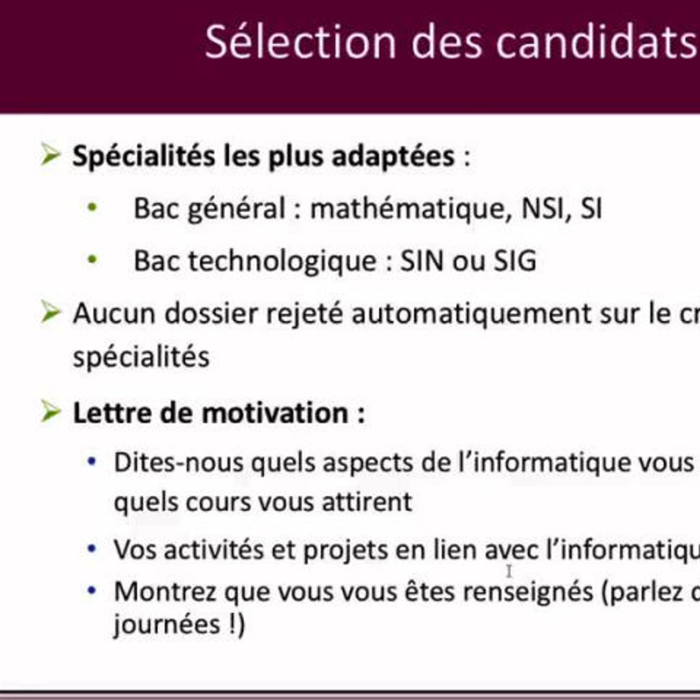 candidater au département informatique episode artwork